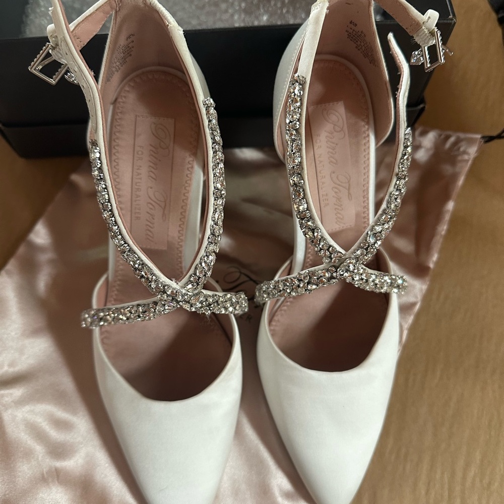 Pnina Tornai for Naturalizer “Sevgi” Crystal Strap Heels